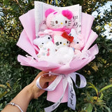Sanrio My Melody Hello Kitty Kuromi Cinnamoroll PomPomPurin Plush Bouquet