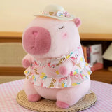 Kawaii Snack Attack: Hamburger Capybara Dog Pig Capibaras Pizza Bubble Tea Cushion Plush