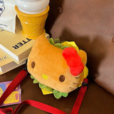 Kawaii Sanrio Hello Kitty Shoulder Burger Crossbody Bag