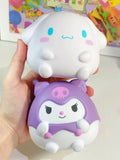 Sanrio Squishy Hello Kitty Kuromi Cinnamoroll Melody Stress Relief.