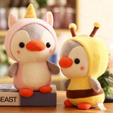 Kawaii Plush Toy Penguin Dinosaur Frog Unicorn Bee Stuffed Animal
