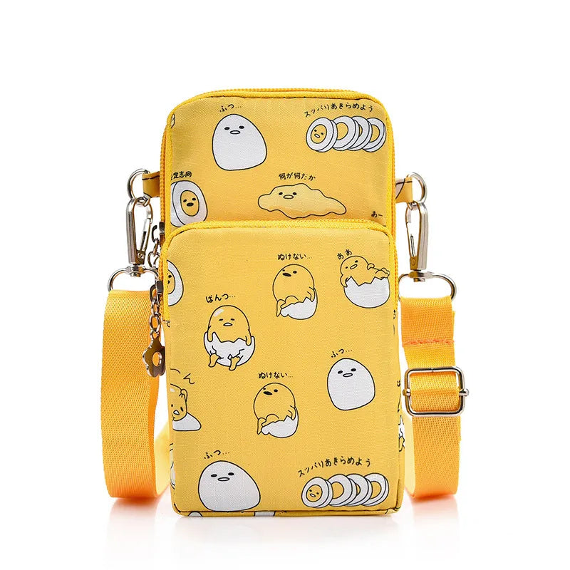 Sanrio New Gudetama Mobile Messenger Bag Lazy Egg Mini Small Bag Coin LoveJojo