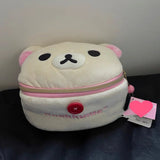 San-X Rilakkuma Bear Plush Zipped Makeup Case
