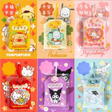 Omamori Keychain Embroidery Japanese Style Lucky Charm Bag Pendant