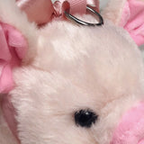 Pink Pig Plush Crossbody Bag