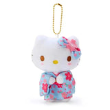 Sanrio Hello Kitty Japanese Kimono Cherry Blossom Plush Keyring