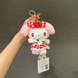 Sanrio My Melody Strawberry Plush Keychain