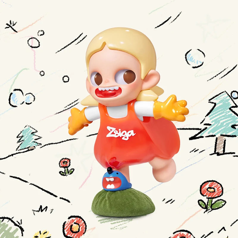 Genuine Pop Mart Zsiga Borderline Drifter Series Figures Blind Box