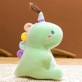 Pastel Party Dinosaur Plush Rainbow Plush Toy