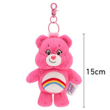 Care Bears Plush Kawaii Carebears Rainbow Bear Keychain