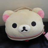San-X Rilakkuma Bear Plush Zipped Makeup Case