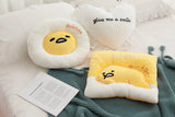 Sanrio Lazy Egg Gudetama Plush Pillow Cushion Chair Cover