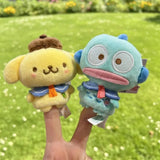Sanrio Plush Finger Puppet Pendant Kuromi My Melody PomPomPurin Hangyodon Bag Charm (8cm)