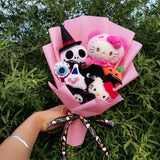 Sanrio Hello Kitty Halloween Cinnamoroll Kuromi Kawaii Plush Bouquet