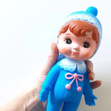 Classic Baby Girl Doll Cute Latex Rubber Baby Kids Office Decor Sonny Angel 20cm