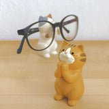 Mobile Phone Holder Glasses Holder Cat Pen Holder Paper Clip Storage Can Office Stationery Small Ornaments Cute Pets