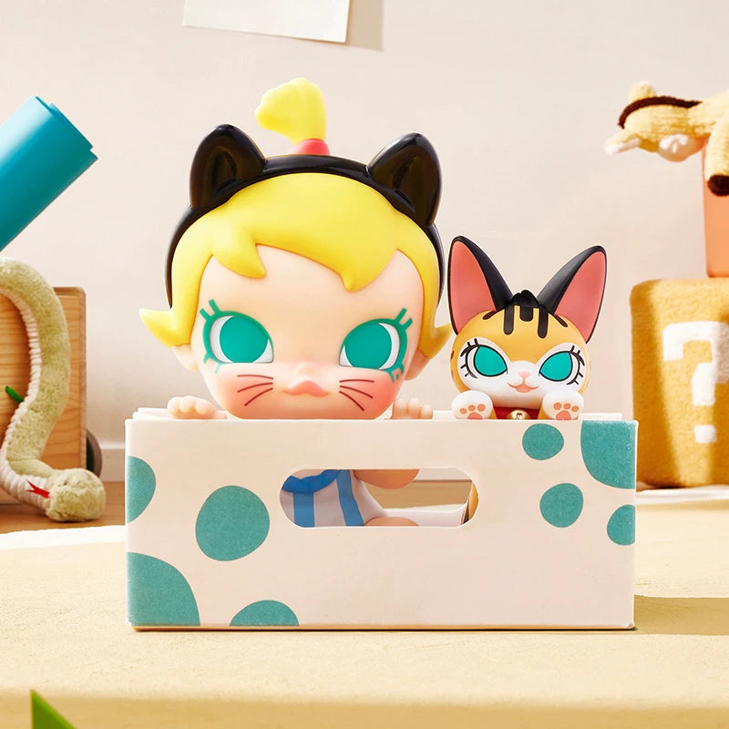 Genuine Pop Mart Baby Molly & Baby Tabby Series Blind Box Figures