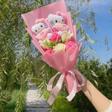 Sanrio Hello kitty Plush Toy Stuffed Animals Bouquet Valentine's Day Graduation Gift
