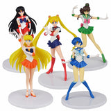 Bandai Sailor Moon Figure Anime Jupiter Makoto Venus Minako Tsukino Rabbit