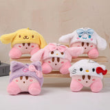 Kirby x Sanrio Hat Pendant Keychain Plush Toy