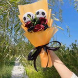 Halloween Jack Skellington Plush Flower Bouquet