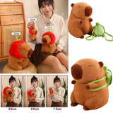 Kawaii Snack Attack: Hamburger Capybara Dog Pig Capibaras Pizza Bubble Tea Cushion Plush
