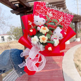 Sanrio Hello Kitty Kuromi My Melody Plush Bouquet - 35cm