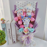 Sanrio Plush Bouquet My Melody Kuromi Cinnamoroll Hello Kitty - LoveJojo