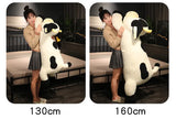 Milk Dairy Cow Plush Toy Stuffed Animal Cattle 90cm-110cm