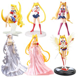 Bandai Sailor Moon Figure Anime Jupiter Makoto Venus Minako Tsukino Rabbit