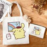 3 Piece Set PomPomPurin Canvas Tote Bag