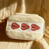 Makeup Bag Strawberry Cream Sando Plush Bag Sandwich