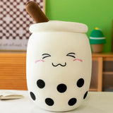 Cute Bubble Tea Plush Toy Stuffed Milk Tea Soft Boba Fruit Tea Cup Plushie