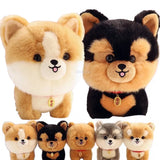 Corgi Dog Plush Toy Stuffed Animal Shiba inu ChowChow Yorkshire Bichon Husky Plush