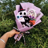 Sanrio Hello Kitty Halloween Cinnamoroll Kuromi Kawaii Plush Bouquet