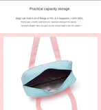 Heart PU Leather Laptop Bag Pastel Handbag Top Handle Japanese Style School Bag