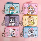 Mofusand x Sanrio Card Holder Coin Purse Keyring