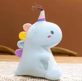 Pastel Party Dinosaur Plush Rainbow Plush Toy