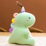 Pastel Party Dinosaur Plush Rainbow Plush Toy