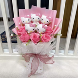 Sanrio Hello Kitty Kuromi My Melody Plush Bouquet - 35cm