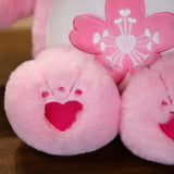 Care Bears Pink Sakura White Heart Plush Toy (22cm or 45cm)
