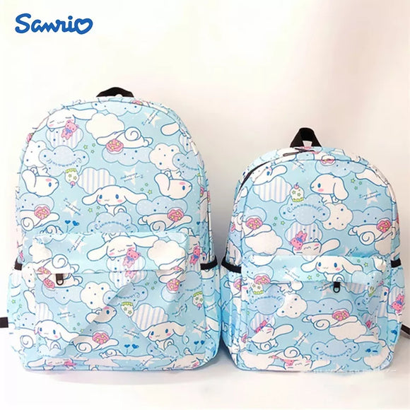 Sanrio My Melody Kuromi Cinnamoroll Student Bag Backpack Lightweight Tarp Rucksack School or Travel