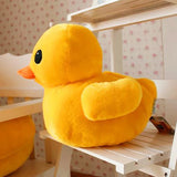 Big Yellow Duck Plush With Orange Beak Rubber Duck Style Stuffed Animal Toy Chick