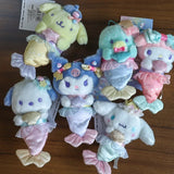 Sanrio Mermaid Cute Kuromi Hello Kitty Pochacco Plush Keyring