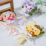 Sanrio Kuromi Cinnamoroll PomPomPurin My Melody Handmade Plush Bouquet