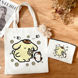 3 Piece Set PomPomPurin Canvas Tote Bag
