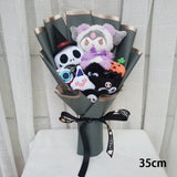 Sanrio Hello Kitty Halloween Cinnamoroll Kuromi Kawaii Plush Bouquet