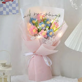 Flower Crochet Handmade Knitted Bouquet