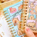 Capybara Kawaii Stationery Ringbound Notebook