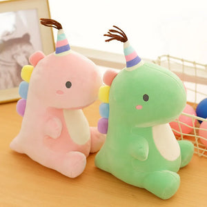 Pastel Party Dinosaur Plush Rainbow Rawr Plush Toy Stuffed Animals